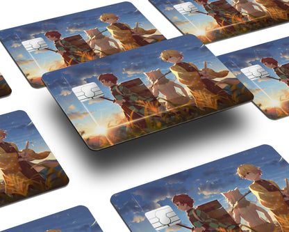 Anime Town Creations Credit Card Demon Slayer Boys Half Skins - Anime Demon Slayer Credit Card Skin