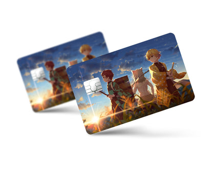 Anime Town Creations Credit Card Demon Slayer Boys Full Skins - Anime Demon Slayer Credit Card Skin