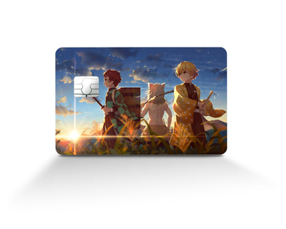 Anime Town Creations Credit Card Demon Slayer Boys Full Skins - Anime Demon Slayer Credit Card Skin