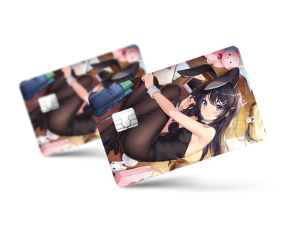 Anime Town Creations Credit Card Bunny Senpai Full Skins - Anime Rascal Does Not Dream of Bunny Girl Senpai Credit Card Skin