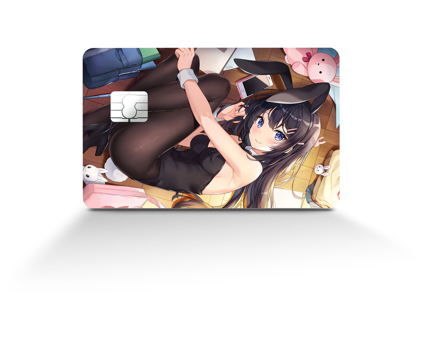 Anime Town Creations Credit Card Bunny Senpai Full Skins - Anime Rascal Does Not Dream of Bunny Girl Senpai Credit Card Skin