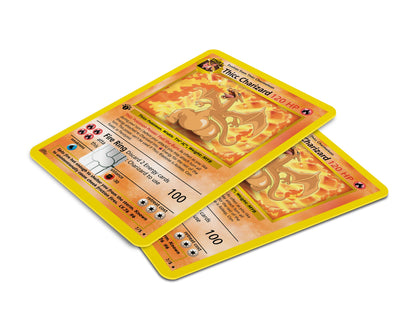 Anime Town Creations Credit Card Thicc Charizard Pokemon Card Window Skins - Anime Pokemon Credit Card Skin