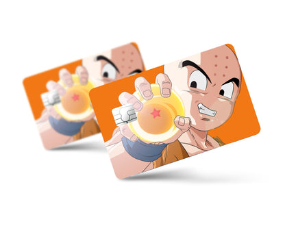 Anime Town Creations Credit Card Dragon Ball Krillin Full Skins - Anime Dragon Ball Credit Card Skin