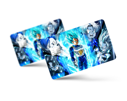 Dragon Ball Vegeta Super Saiyan Blue Credit Card Skin