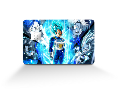 Dragon Ball Vegeta Super Saiyan Blue Credit Card Skin