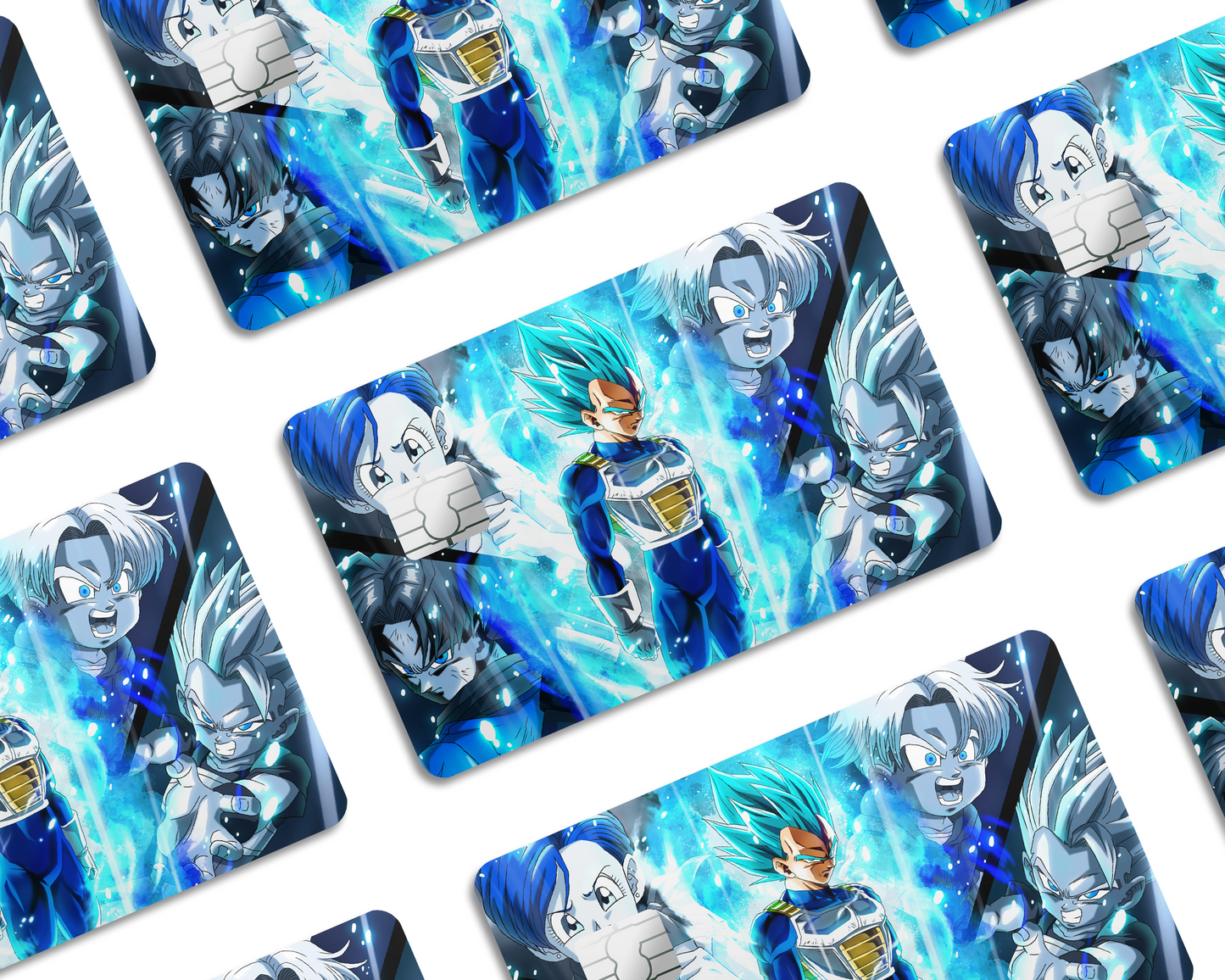 Dragon Ball Vegeta Super Saiyan Blue Credit Card Skin