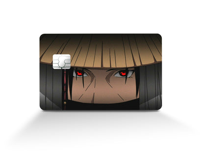 Anime Town Creations Credit Card Itachi Eyes Full Skins - Anime Naruto Credit Card Skin