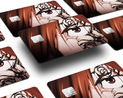 Anime Town Creations Credit Card Jujutsu Kaisen Nobara Eye Window Skins - Anime Jujutsu Kaisen Credit Card Skin