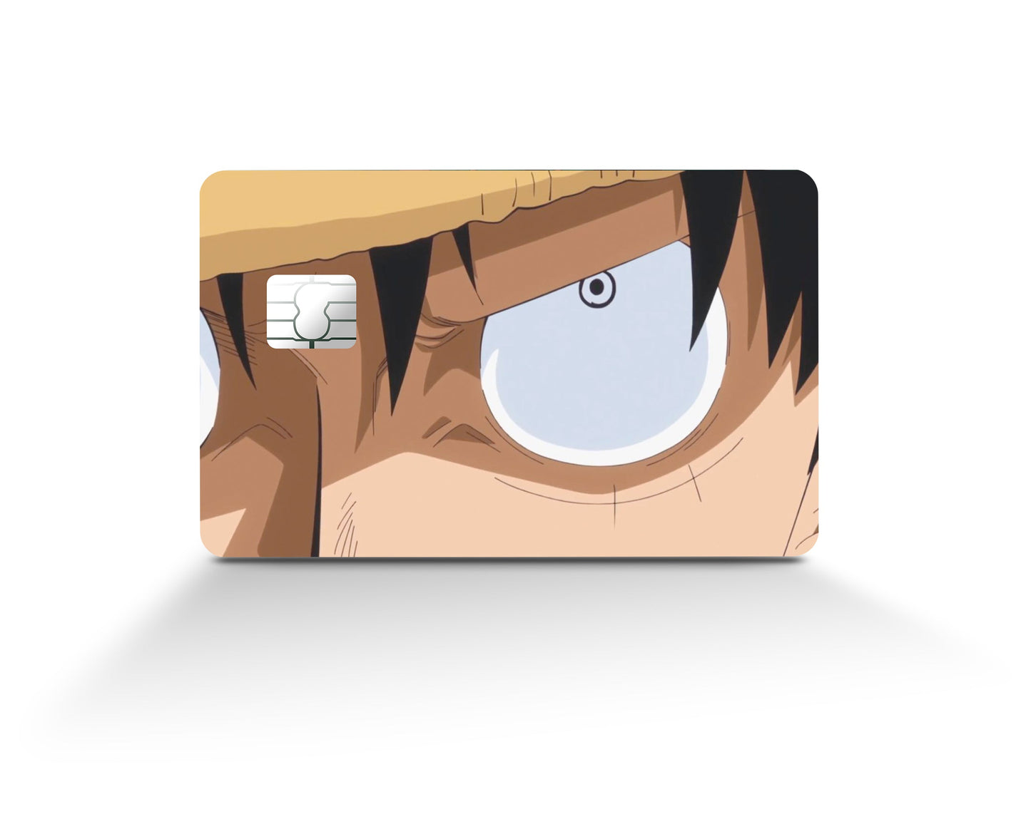 Anime Town Creations Credit Card One Piece Luffy Eyes Full Skins - Anime One Piece Credit Card Skin