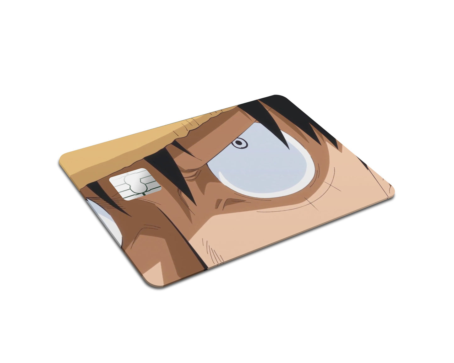 Anime Town Creations Credit Card One Piece Luffy Eyes Full Skins - Anime One Piece Credit Card Skin