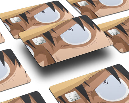 Anime Town Creations Credit Card One Piece Luffy Eyes Window Skins - Anime One Piece Credit Card Skin