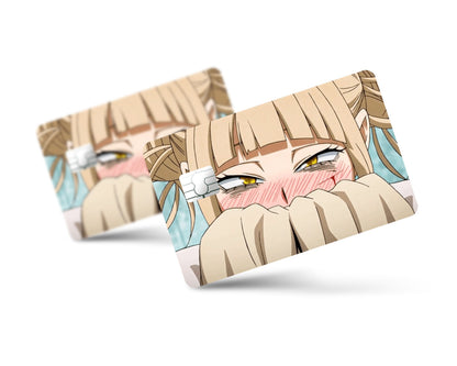 Anime Town Creations Credit Card My Hero Acamdeia Himiko Toga Eyes Full Skins - Anime My Hero Academia Credit Card Skin