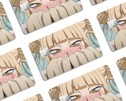 Anime Town Creations Credit Card My Hero Acamdeia Himiko Toga Eyes Window Skins - Anime My Hero Academia Credit Card Skin