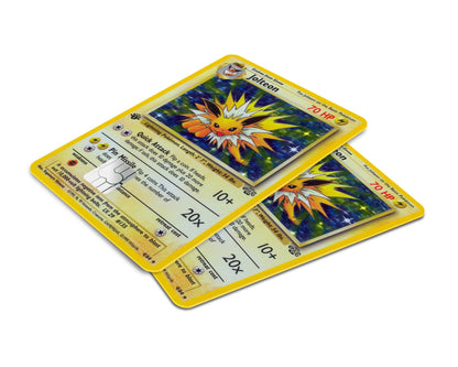 Anime Town Creations Credit Card Jolteon Pokemon Card Window Skins - Anime Pokemon Credit Card Skin