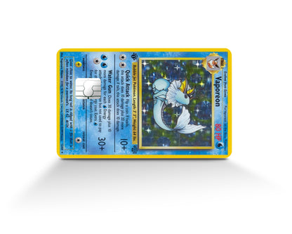 Anime Town Creations Credit Card Vaporeon Pokemon Card Full Skins - Anime Pokemon Credit Card Skin