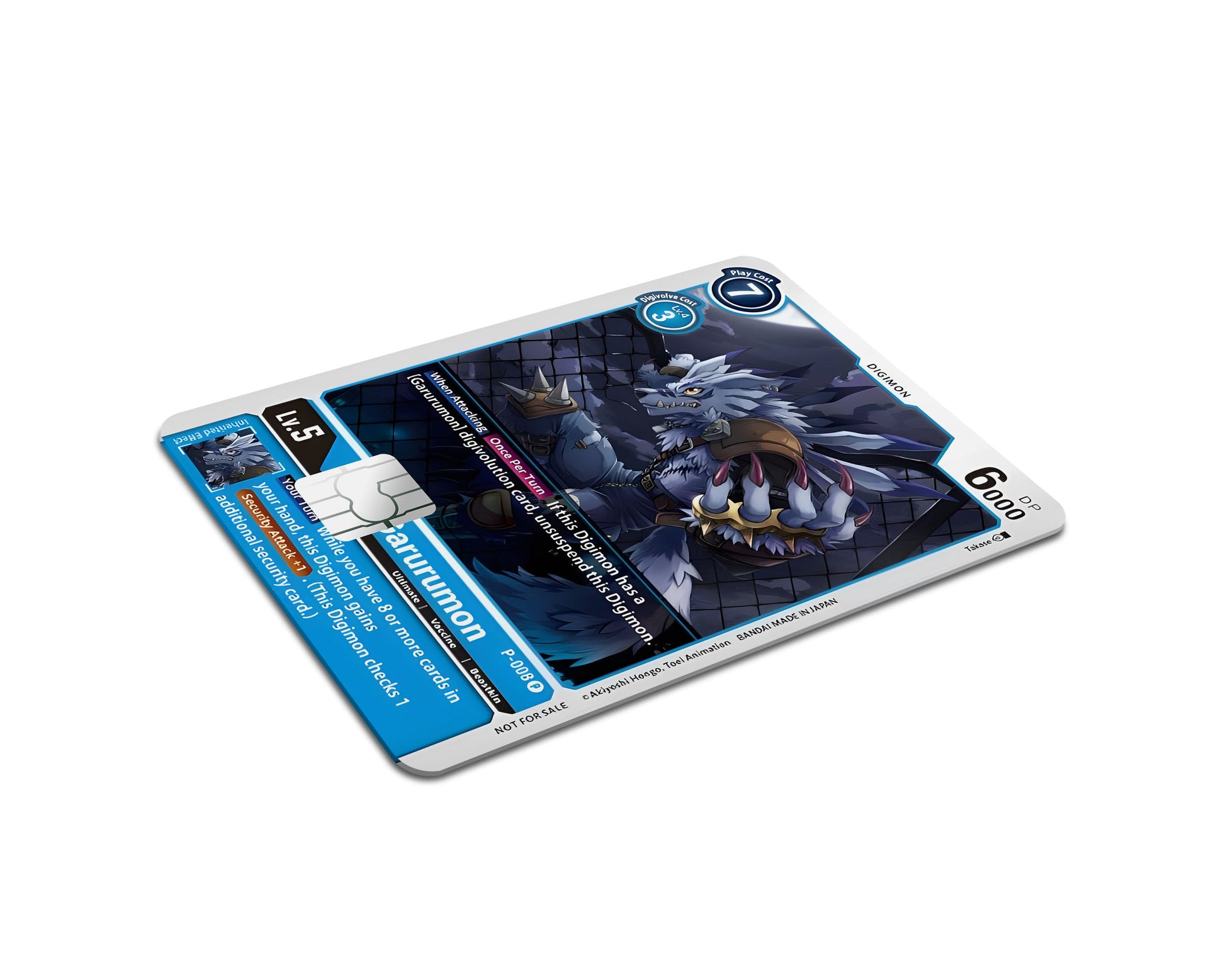 Weregarurumon Digimon Card Credit Card Credit Card Skin – Anime