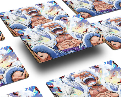 Anime Town Creations Credit Card One Piece Luffy Gear 5 Awakening Window Skins - Anime One Piece Credit Card Skin