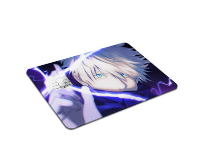 Anime Town Creations Credit Card Jujutsu Kaisen Satoru Gojo Purple Lightning Full Skins - Anime Jujutsu Kaisen Credit Card Skin