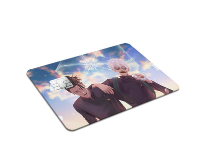 Anime Town Creations Credit Card Jujutsu Kaisen Gojo Geto Sunset Full Skins - Anime Jujutsu Kaisen Credit Card Skin