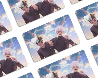 Anime Town Creations Credit Card Jujutsu Kaisen Gojo Geto Sunset Window Skins - Anime Jujutsu Kaisen Credit Card Skin