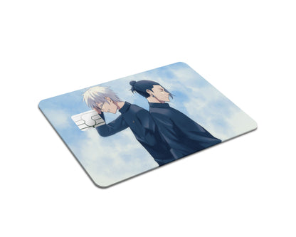 Anime Town Creations Credit Card Jujutsu Kaisen Gojo Geto Back to Back Full Skins - Anime Jujutsu Kaisen Credit Card Skin