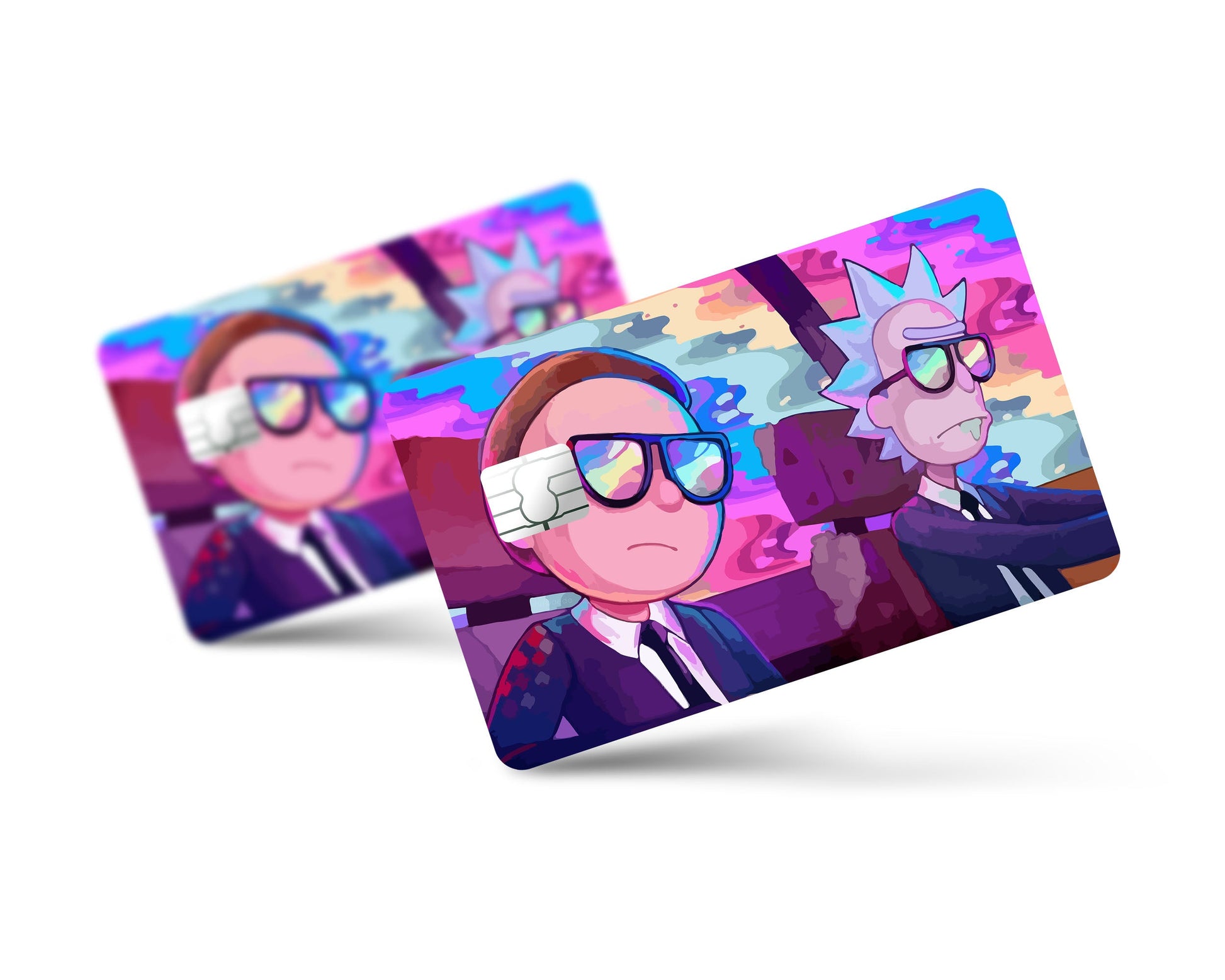 Agents Rick and Morty Credit Card Credit Card Skin – Anime Town Creations