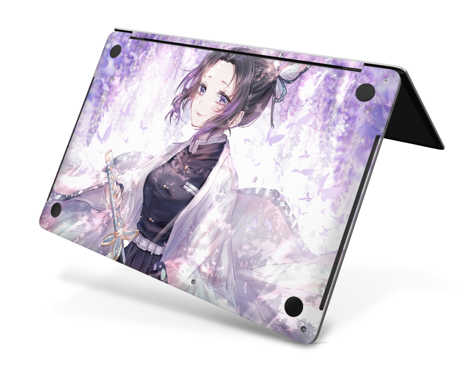 Anime Town Creations MacBook Demon Slayer Shinobu Artistic Purple Pro 15" (A1707/1990) Skins - Anime Demon Slayer Skin