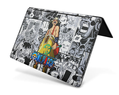 Anime Town Creations MacBook One Piece Usopp Manga Pro 15" (A1707/1990) Skins - Anime One Piece Skin