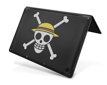 Anime Town Creations MacBook One Piece Strawhat Jolly Rogers Pirate Flag Pro 15" (A1707/1990) Skins - Anime One Piece Skin