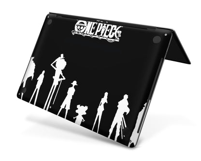 Anime Town Creations MacBook One Piece Black and White Pro 15" (A1707/1990) Skins - Anime One Piece Skin