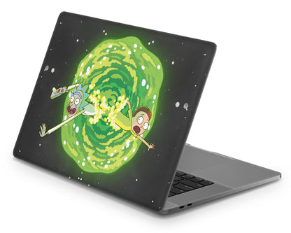 Anime Town Creations MacBook Rick and Morty Portal Pro 16" (A2485) Skins - Anime Rick and Morty MacBook Skin