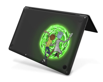 Anime Town Creations MacBook Rick and Morty Portal Pro 16" (A2141) Skins - Anime Rick and Morty MacBook Skin