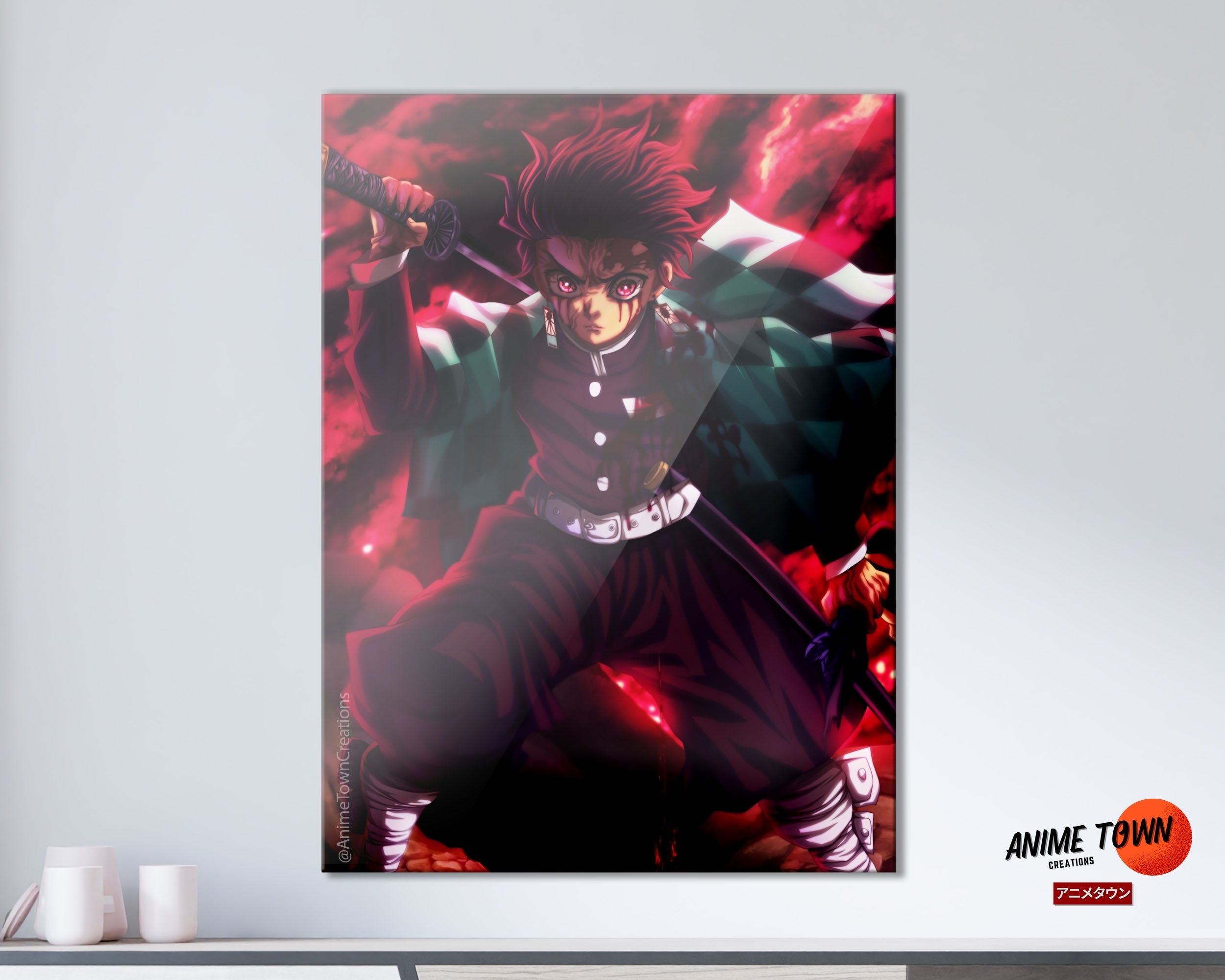 Anime & Manga Design Metal Poster Modern Metal Wall Art Home - Etsy