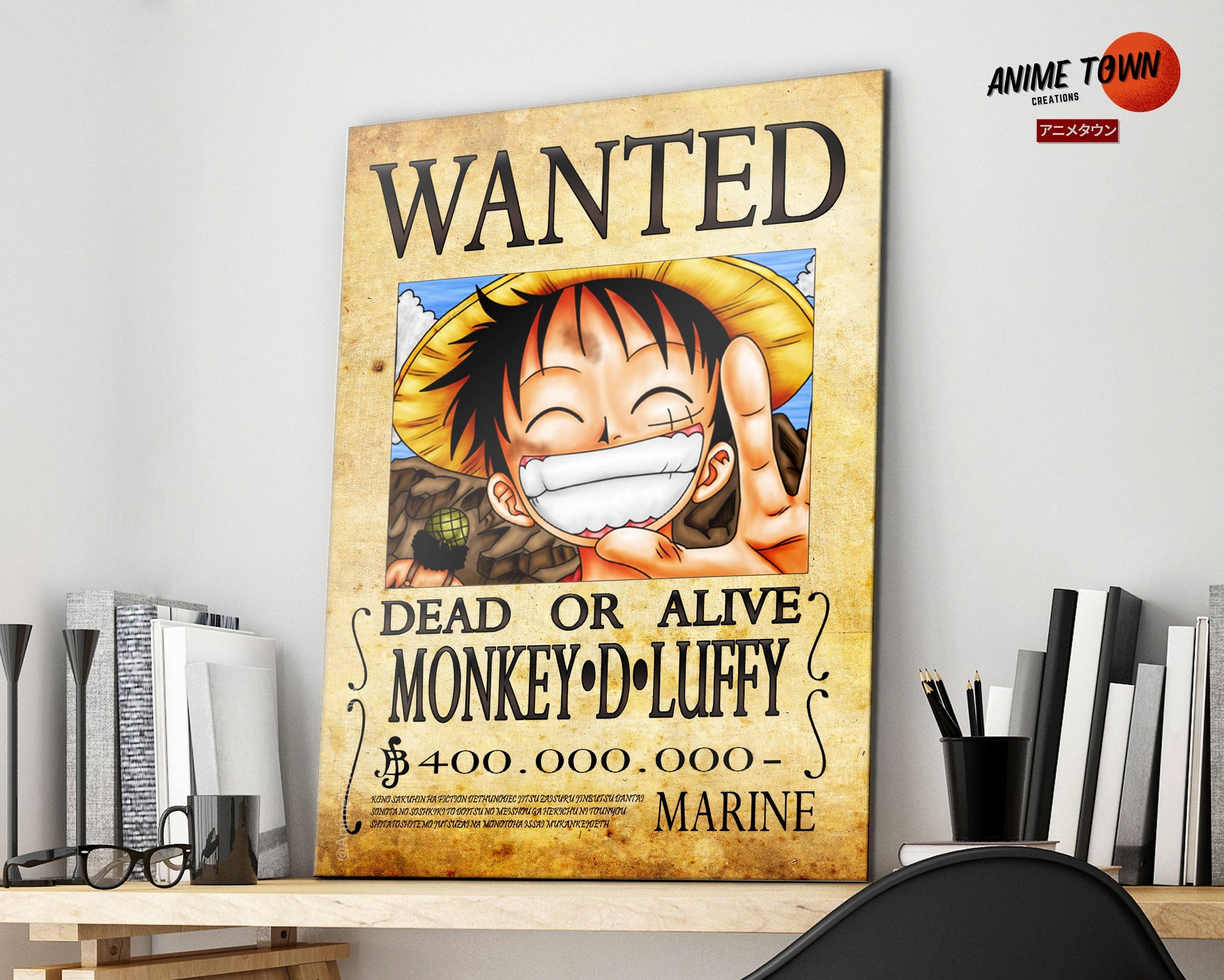 Portgas Ace One Piece Wanted - One Piece - Digital Art, People & Figures,  Animation, Anime, & Comics, Anime - ArtPal