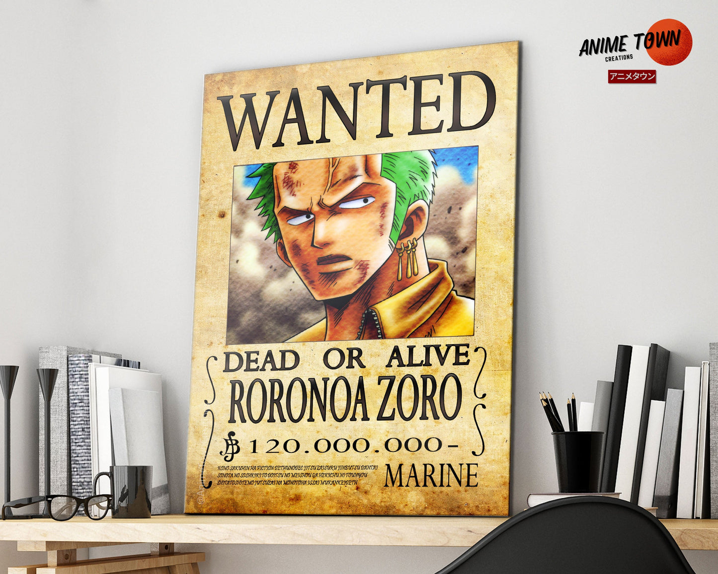 zoro one piece Poster by Marlow31