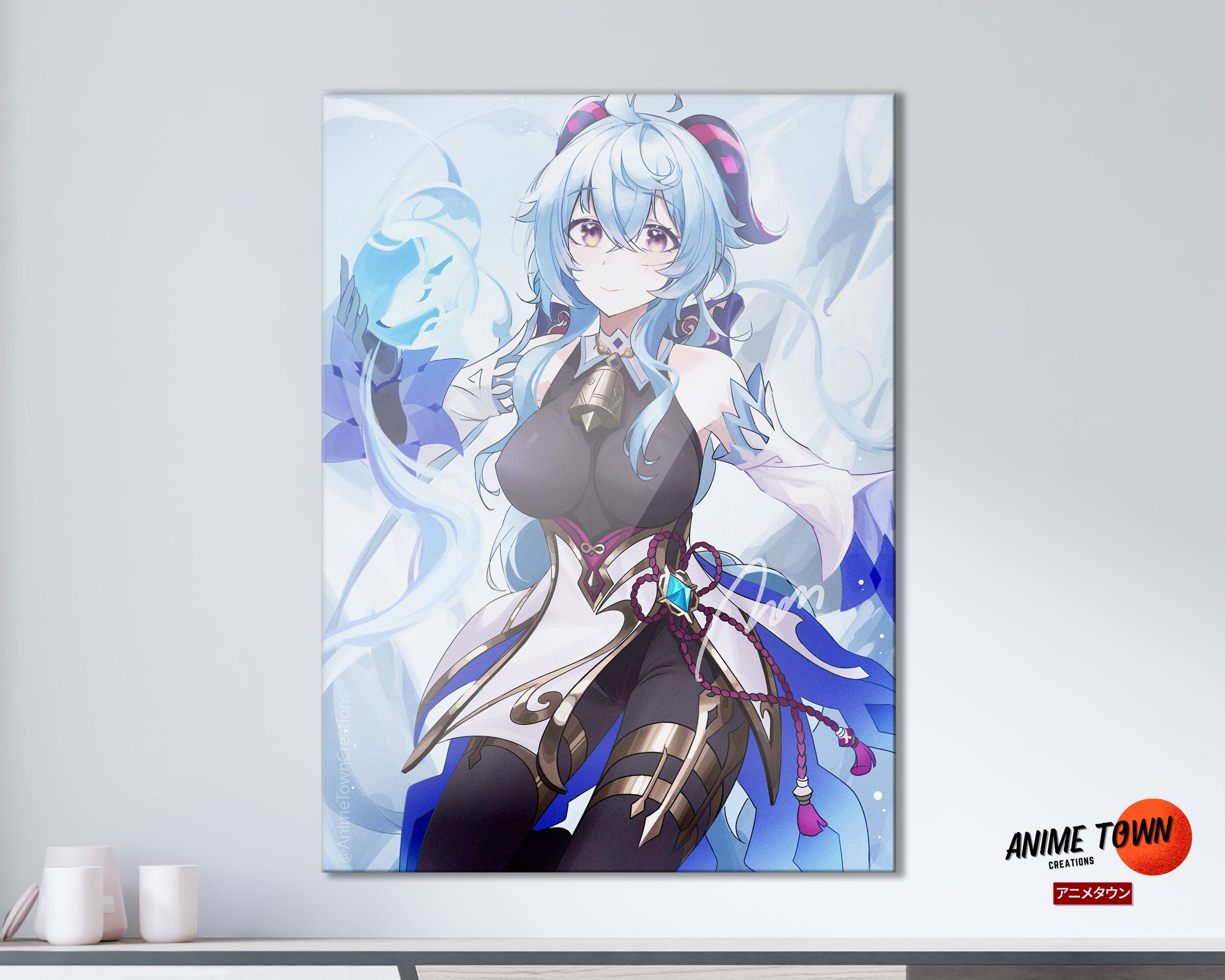 Genshin Impact Wall Scroll Poster Hanging Picture Genshin Go