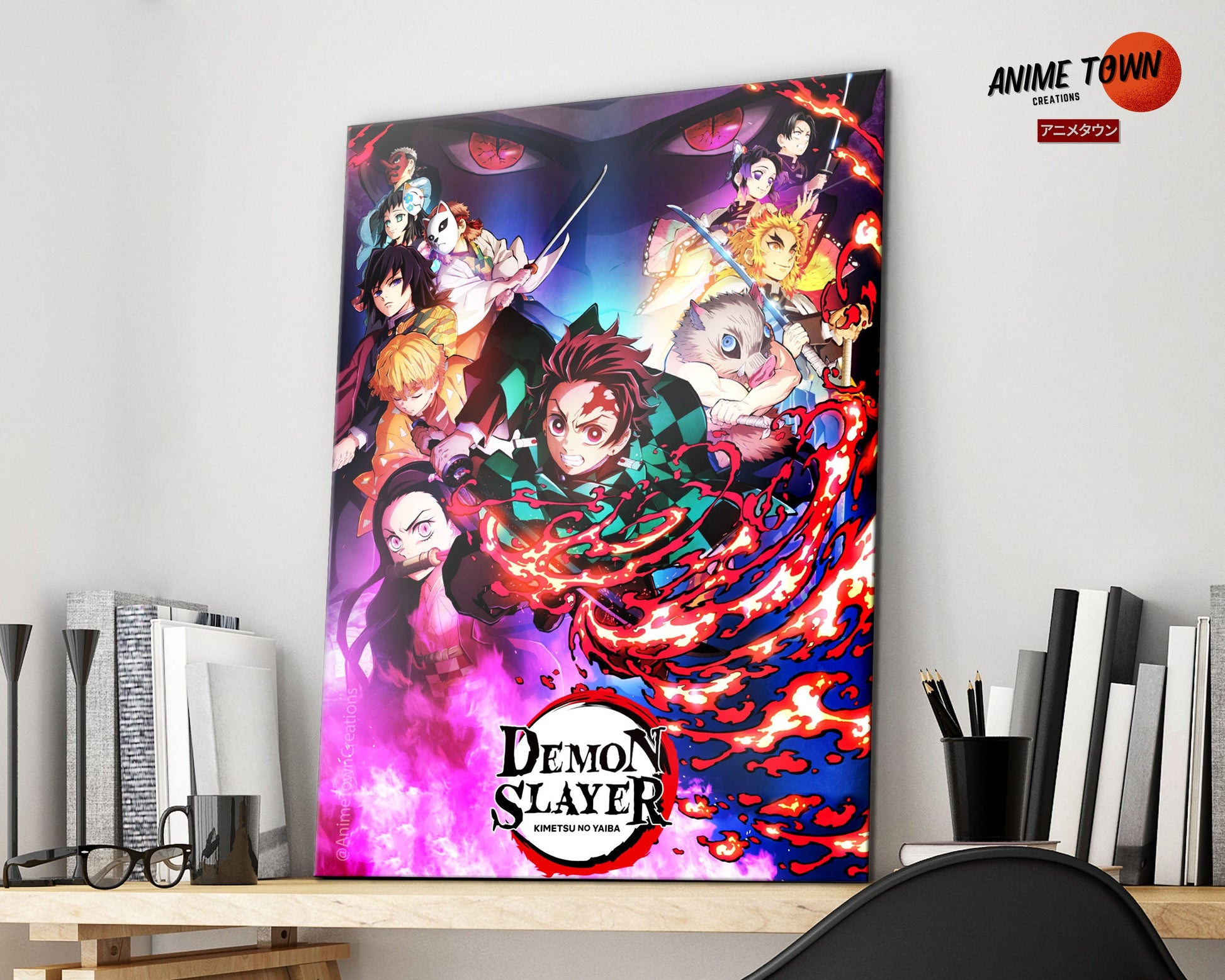 Anime Demon Slayer' Poster, picture, metal print, paint by Demon