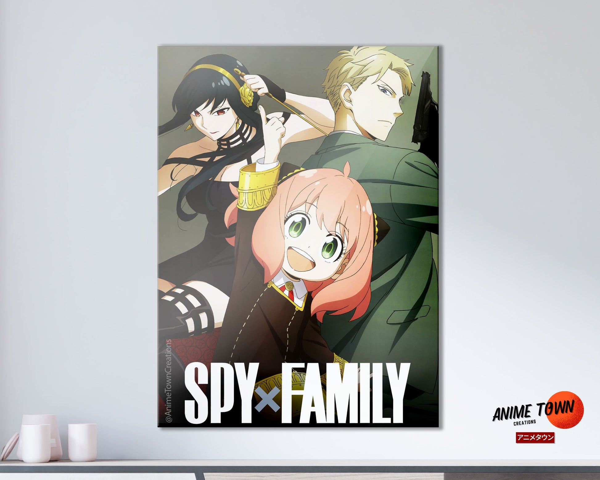 Spy x Family Group Metal Poster Metal Poster – Anime Town Creations