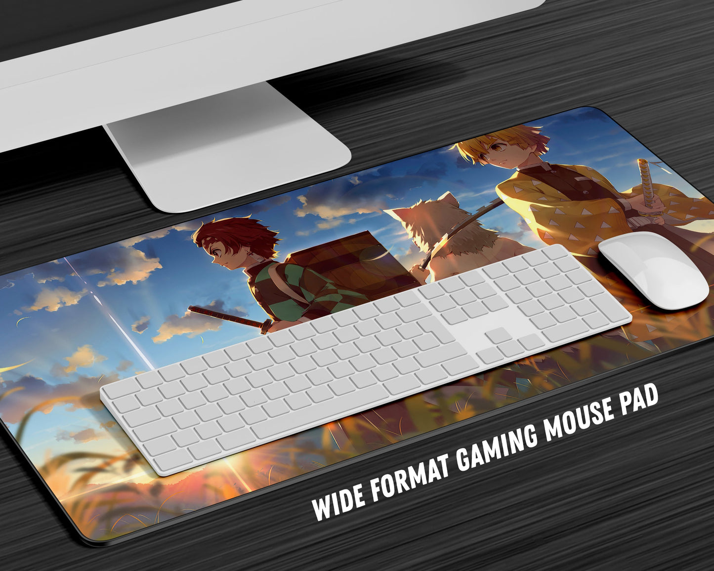 Anime Town Creations Mouse Pad Demon Slayer Boys Gaming Mouse Pad Accessories - Anime Demon Slayer Gaming Mouse Pad