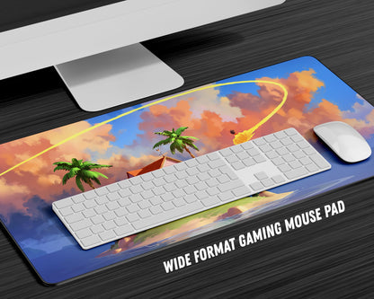 Anime Town Creations Mouse Pad Dragon Ball Kame House Gaming Mouse Pad Accessories - Anime Dragon Ball Gaming Mouse Pad