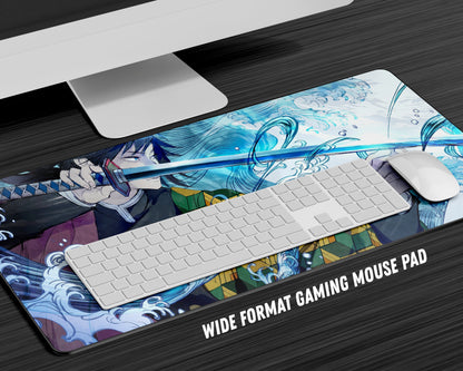 Anime Town Creations Mouse Pad Demon Slayer Giyu Tomioka Gaming Mouse Pad Accessories - Anime Demon Slayer Gaming Mouse Pad