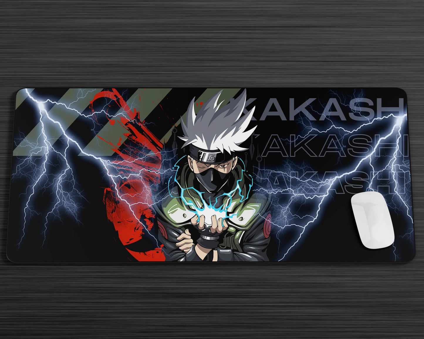 Anime Town Creations Mouse Pad Kakashi Hatake Gaming Mouse Pad Accessories - Anime Naruto Gaming Mouse Pad