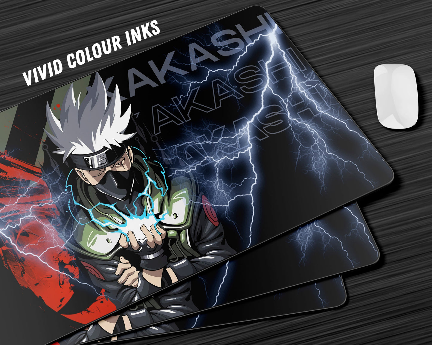 Anime Town Creations Mouse Pad Kakashi Hatake Gaming Mouse Pad Accessories - Anime Naruto Gaming Mouse Pad