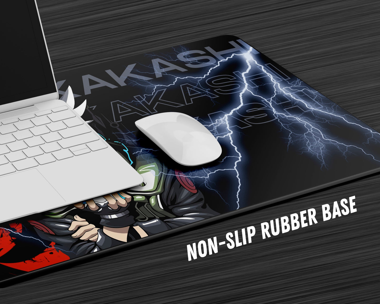 Anime Town Creations Mouse Pad Kakashi Hatake Gaming Mouse Pad Accessories - Anime Naruto Gaming Mouse Pad