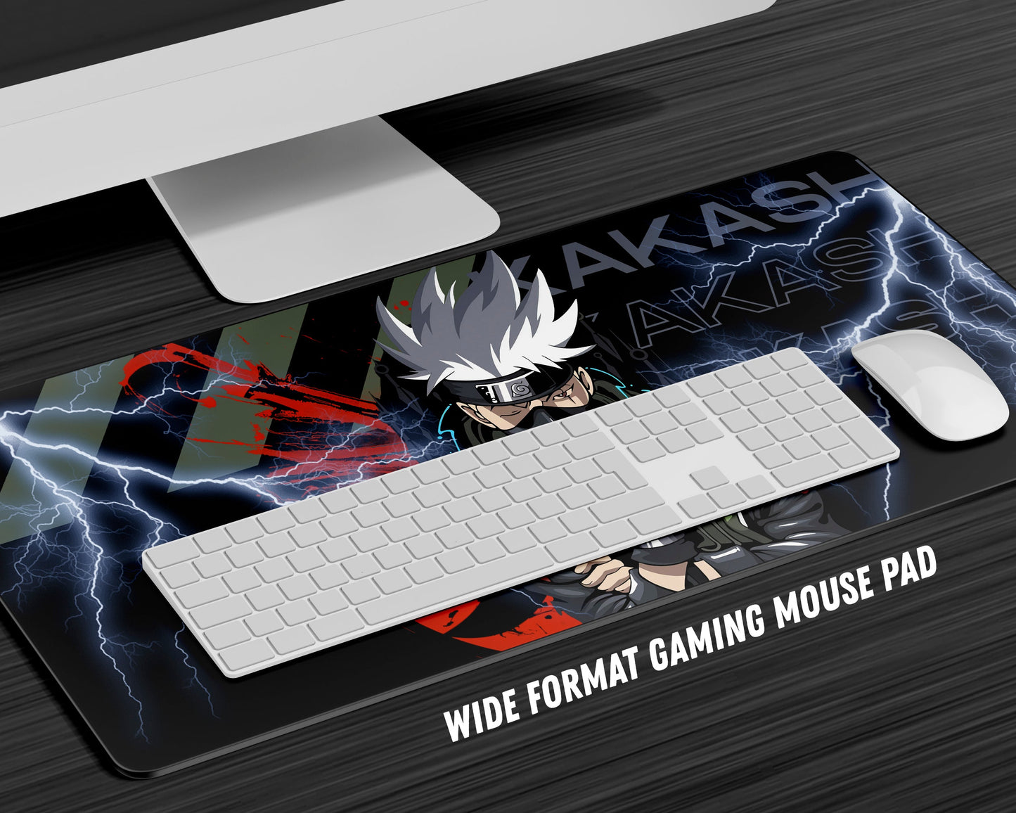 Anime Town Creations Mouse Pad Kakashi Hatake Gaming Mouse Pad Accessories - Anime Naruto Gaming Mouse Pad