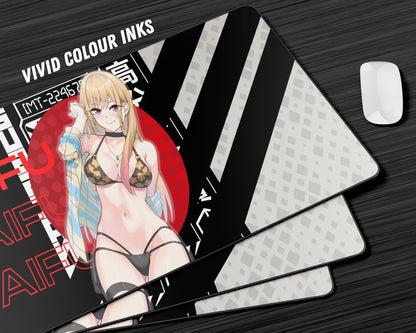 Anime Town Creations Mouse Pad My Dress up Darling Marin Waifu Gaming Mouse Pad Accessories - Anime My Dress Up Darling Gaming Mouse Pad