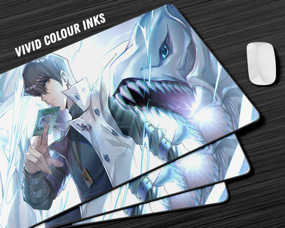 Anime Town Creations Mouse Pad Yugioh Seto Kaiba Gaming Mouse Pad Accessories - Anime Yu-Gi-Oh Gaming Mouse Pad