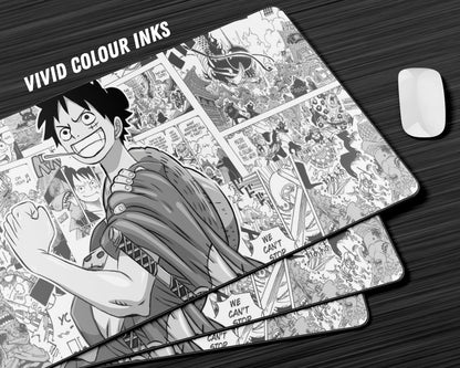 Anime Town Creations Mouse Pad One Piece Luffy Manga Gaming Mouse Pad Accessories - Anime One Piece Gaming Mouse Pad