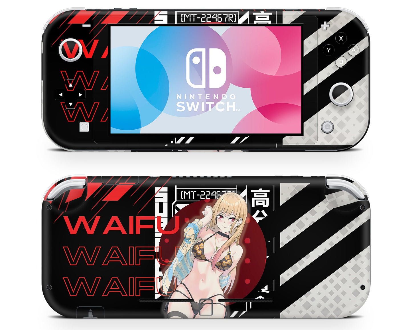 Anime Town Creations Nintendo Switch Lite My Dress up Darling Marin Waifu Vinyl only Skins - Anime My Dress Up Darling Switch Lite Skin