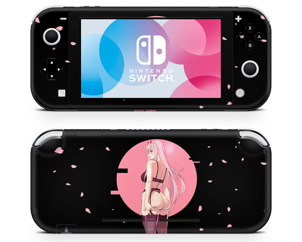 Zero Two Hot Pink Switch Lite Skin